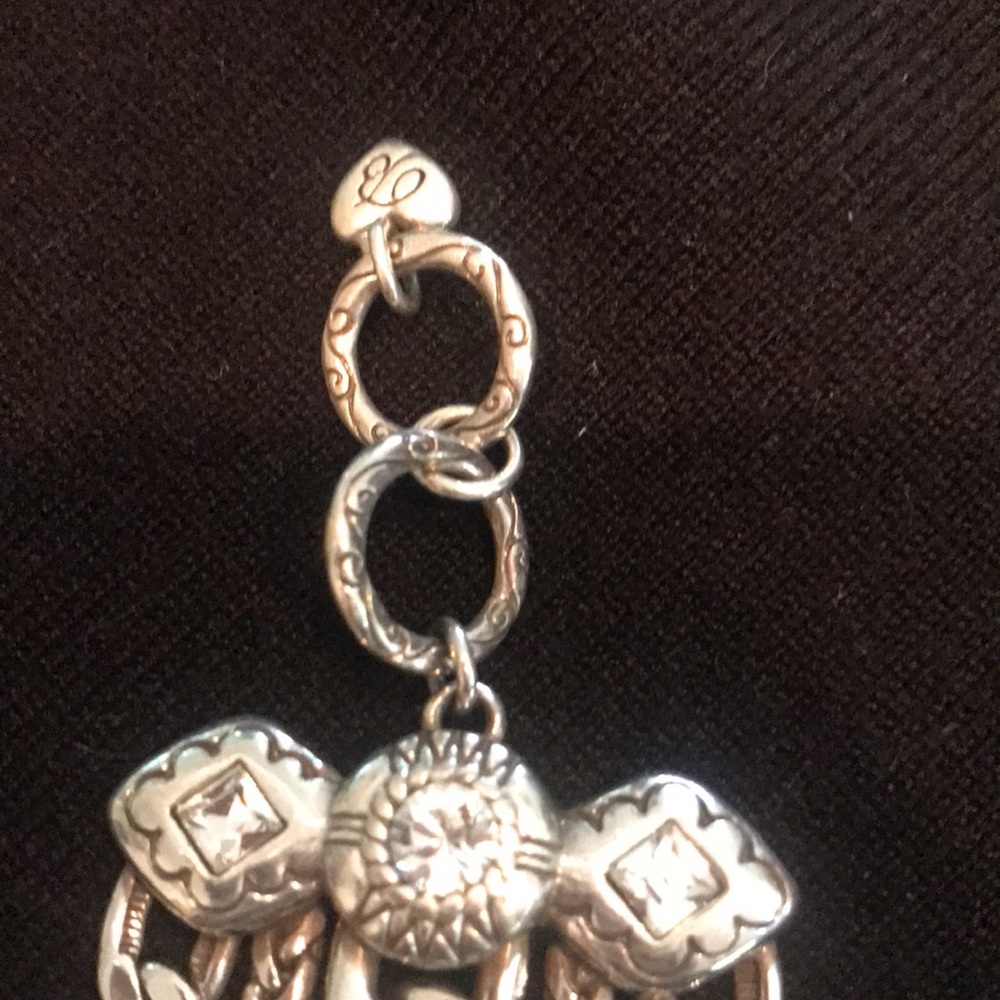 Brighton Silver Five Chain and Crystal Bracelet - Picture 7 of 8